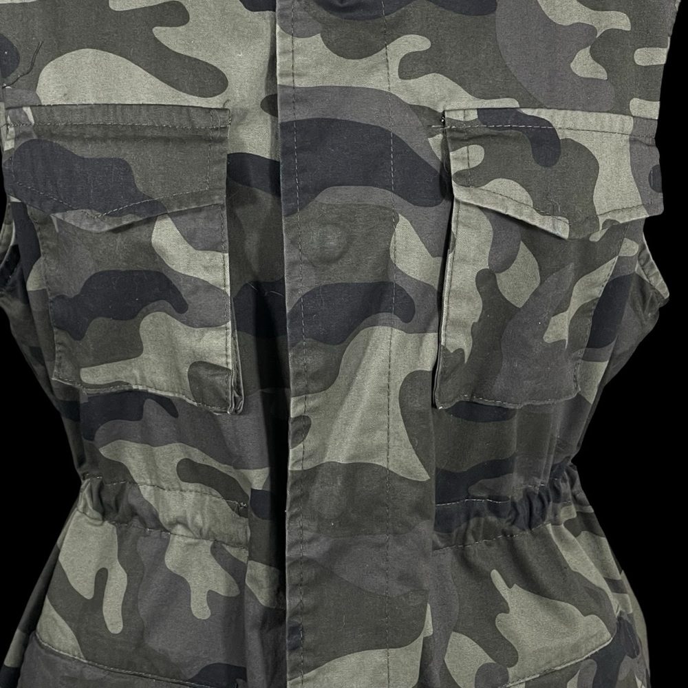 Love Tree Camo Green Military Army Utility Vest w/Front Pockets NWT Size XL - Picture 9 of 16